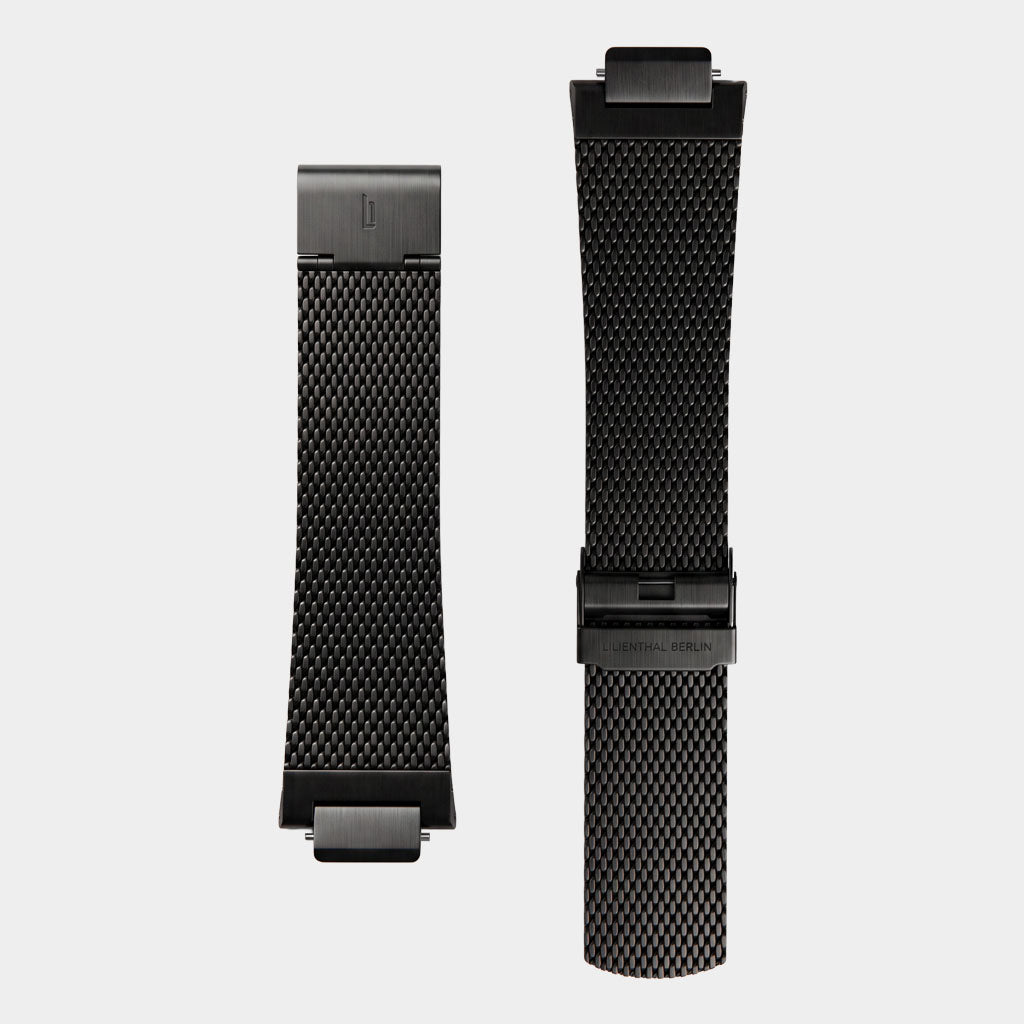 Mesh Strap – Black Brushed