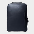 Minimalist Backpack Cactus Leather Navy Blue - Lilienthal Berlin