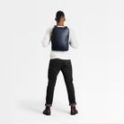 Minimalist Backpack Cactus Leather Navy Blue - Lilienthal Berlin