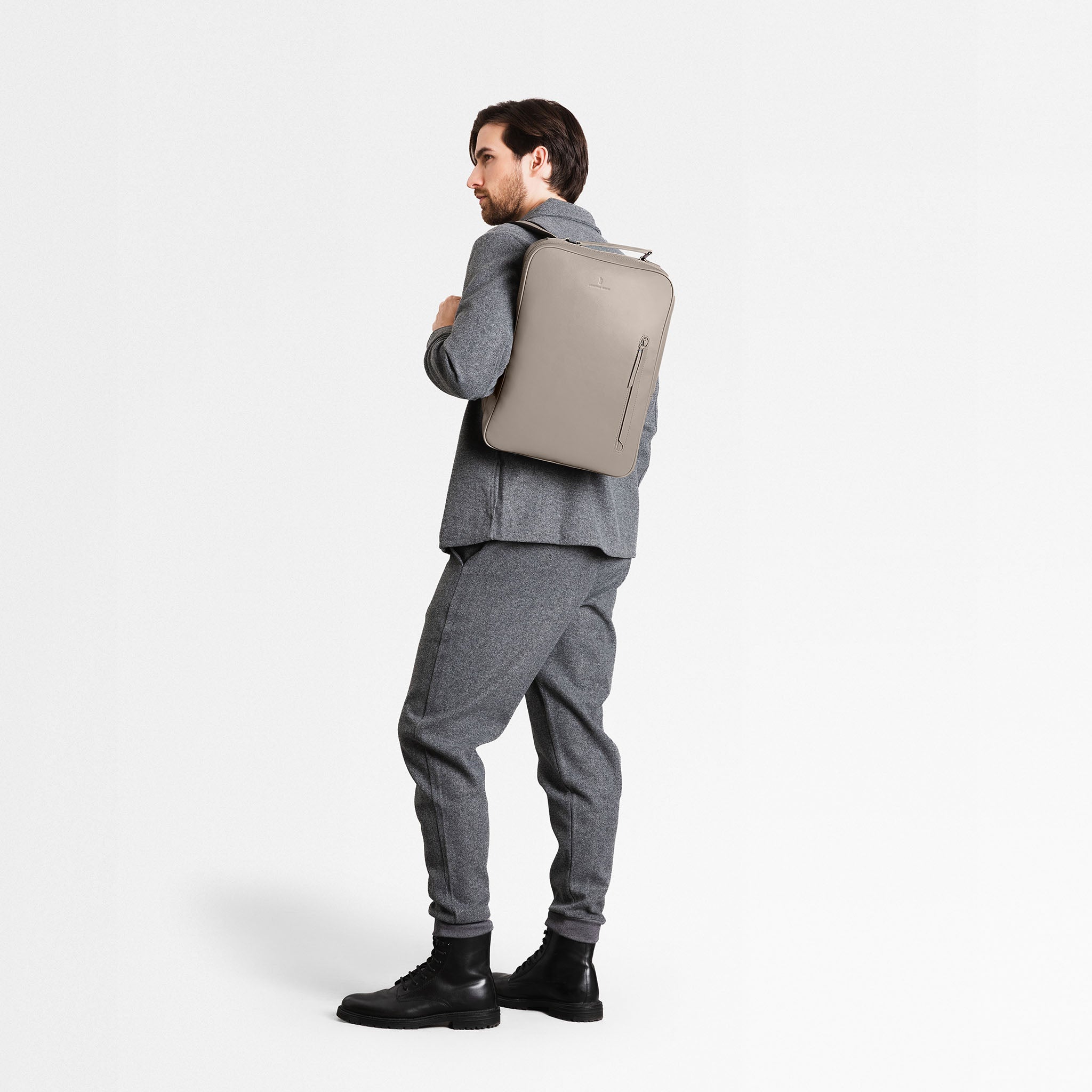 Virtuoso Minimalist Backpack – Light Gray