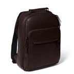 Essential Backpack Cactus Leather Dark Brown - Lilienthal Berlin