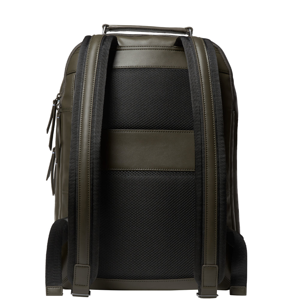 Essential Backpack Cactus Leather Khaki - Lilienthal Berlin