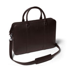 Classic Briefcase Cactus Leather Dark Brown - Lilienthal Berlin