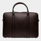 Classic Briefcase Cactus Leather Dark Brown - Lilienthal Berlin