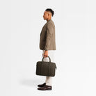 Classic Briefcase Cactus Leather Khaki - Lilienthal Berlin