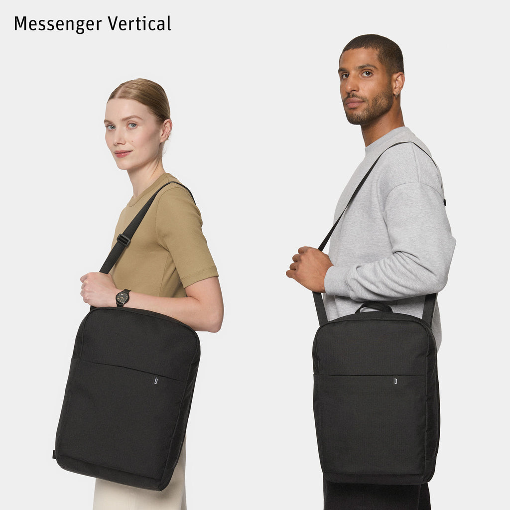 Urbaneer 3-in-1 Daypack Recycled Polyester Black - Lilienthal Berlin