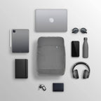 Urbaneer 3-in-1 Daypack Recycled Polyester Charcoal - Lilienthal Berlin