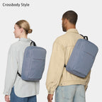 Urbaneer 3-in-1 Daypack Recycled Polyester Slate Blue - Lilienthal Berlin