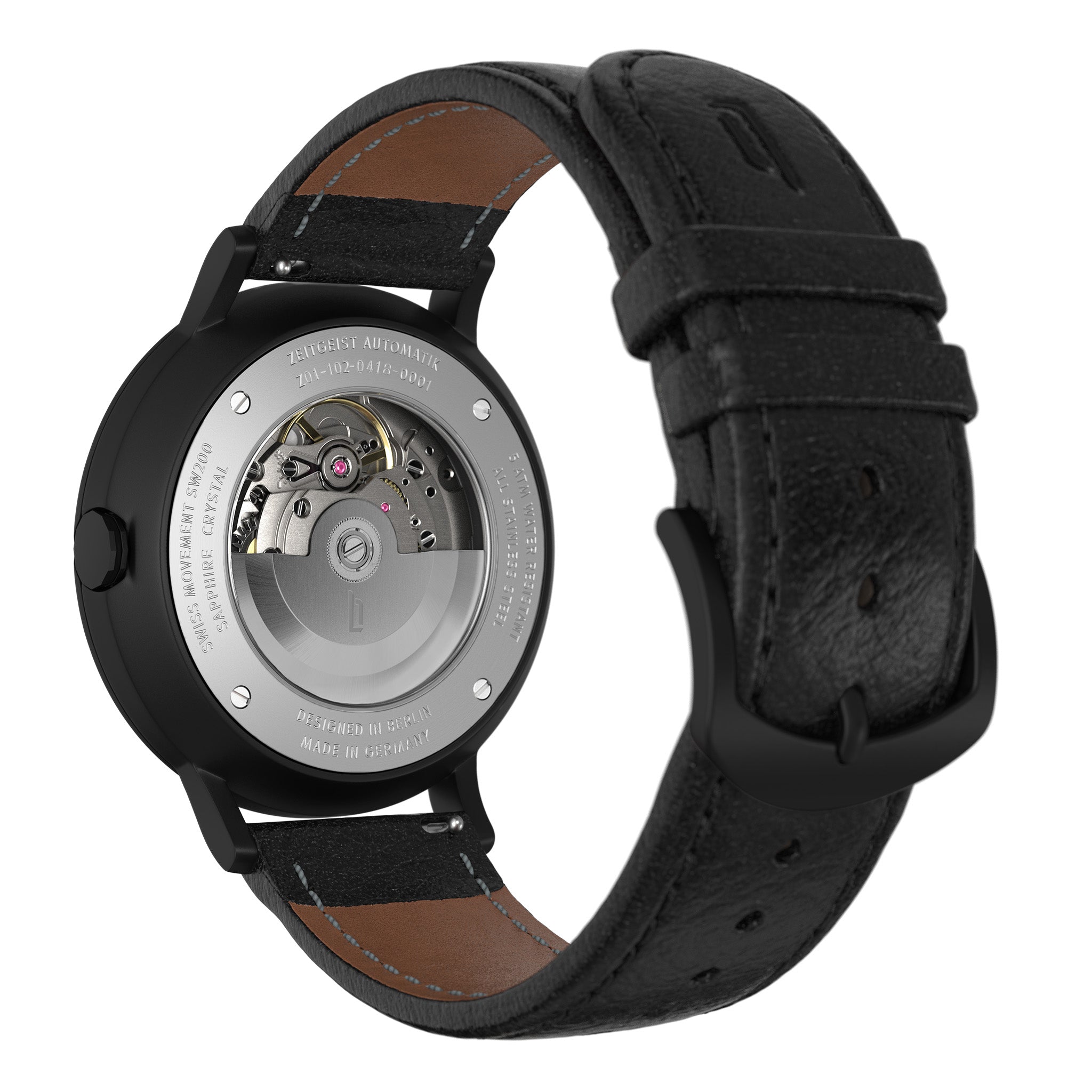 Zeitgeist Automatik All Black - Lilienthal Berlin