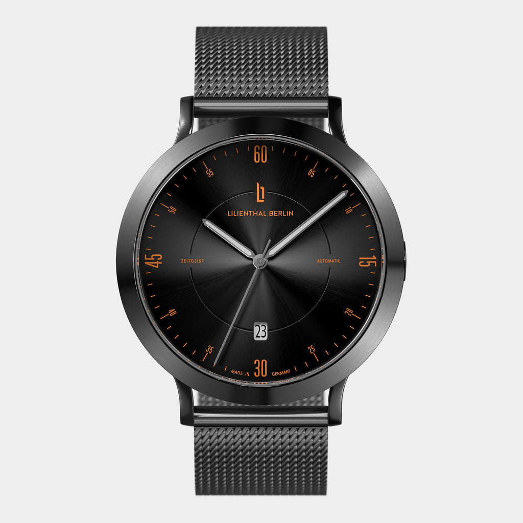 Zeitgeist Automatik Dark Silver Orange - Lilienthal Berlin