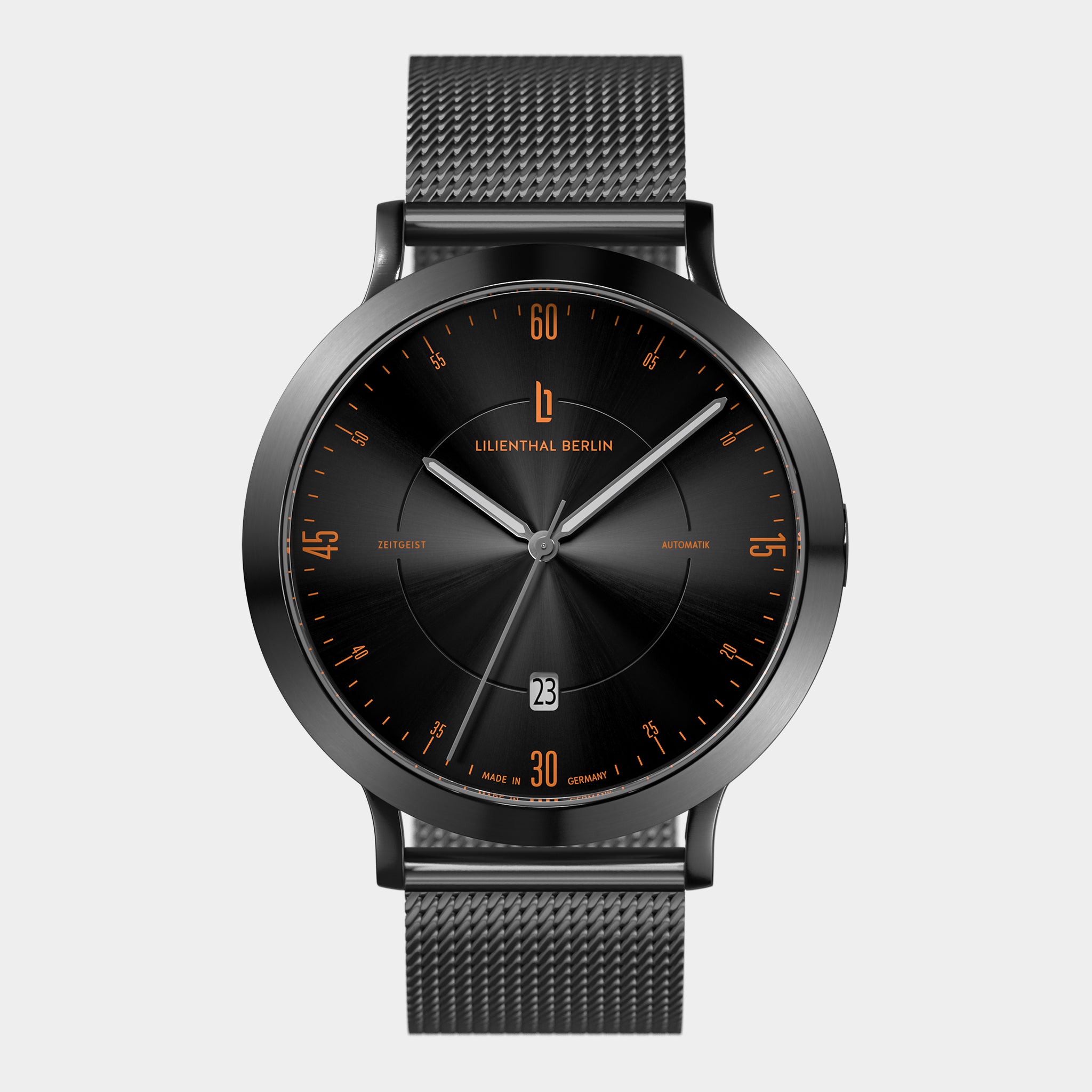 Zeitgeist Automatik Dark Silver Orange - Lilienthal Berlin