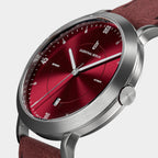 Zeitgeist Automatik – Silver Bordeaux