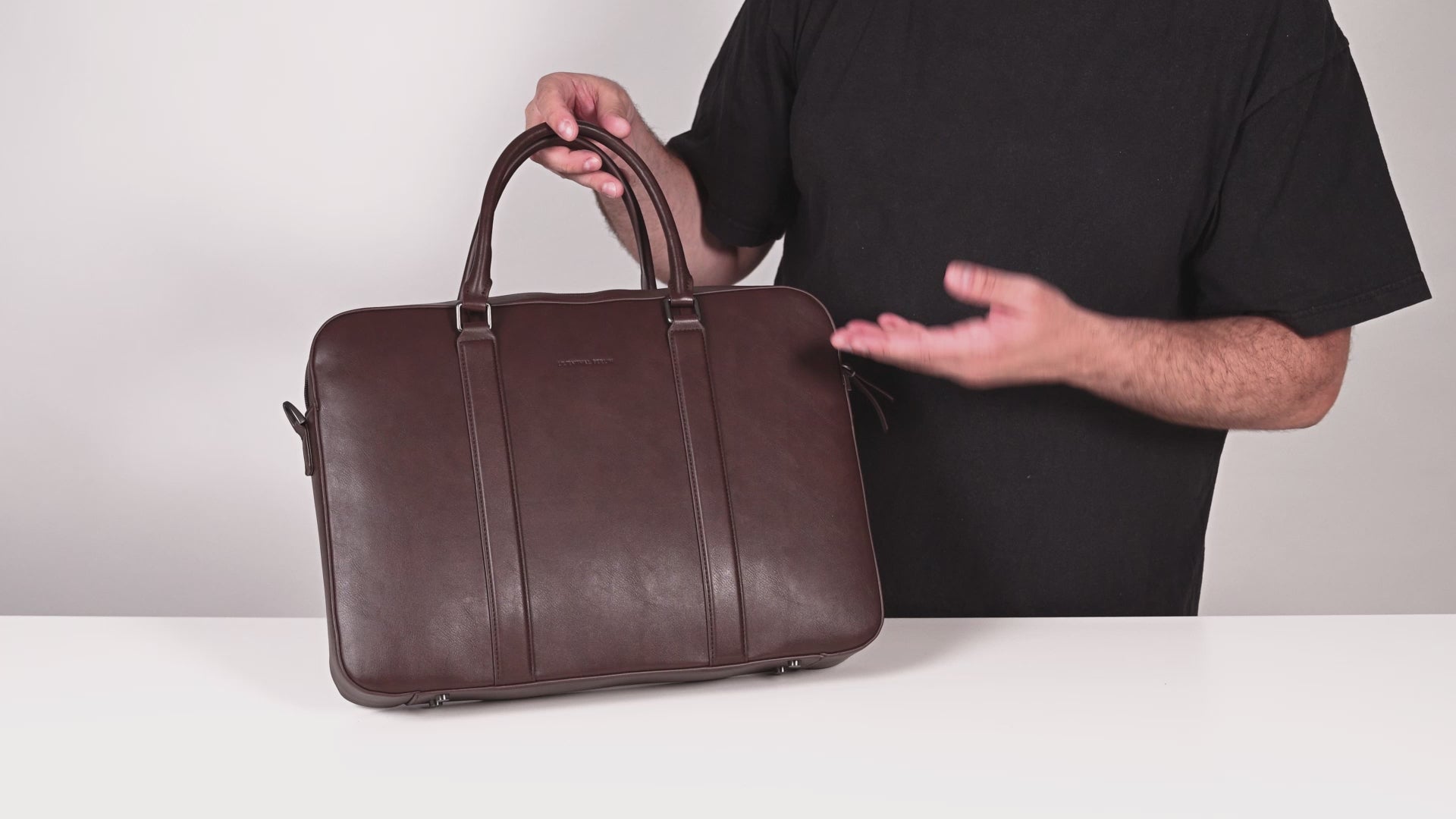 Virtuoso Classic Briefcase – Khaki